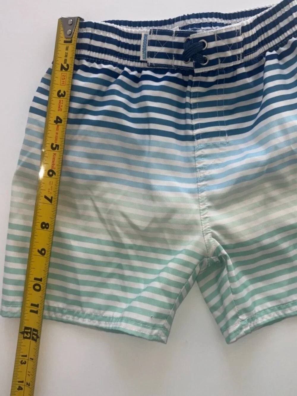 Boys' RuggedButts Striped Swim Trunks size 5 Preppy Traditional Lined